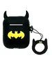 Силиконовый футляр Marvel & DC series для наушников AirPods 1/2 + кольцо Batman New 1