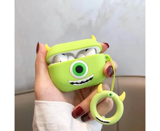 Силіконовий футляр Cartoons&Heroes для навушників AirPods Pro + кільце Майк Вазовські