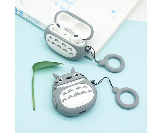 Силиконовый футляр Cartoons&Heroes для наушников AirPods Pro + кольцо Тоторо