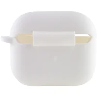 Силиконовый футляр для наушников AirPods 3 Белый / White