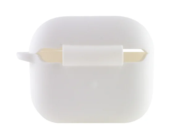 Силиконовый футляр для наушников AirPods 3 Белый / White