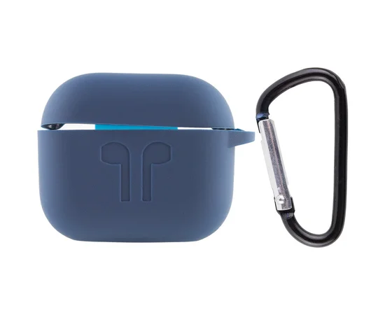 Силиконовый футляр для наушников AirPods 3 Темно-синий / Midnight blue