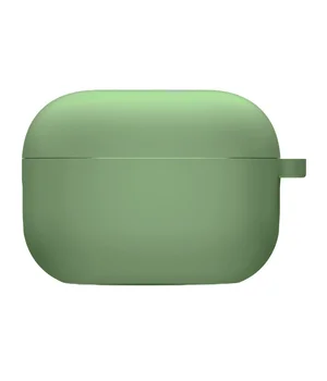 Силиконовый футляр с микрофиброй для наушников Airpods 3 Мятный / Mint