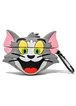 Силиконовый футляр Tom & Jerry series для наушников AirPods 3 + карабин Том/Серый