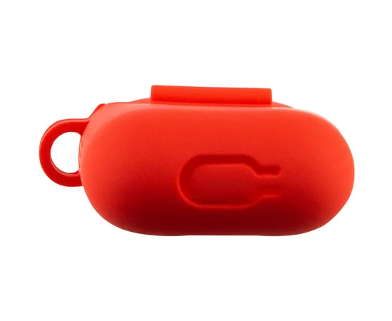 Силиконовый футляр New с карабином для наушников Airpods 1/2 Красный / Red