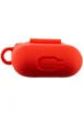 Силиконовый футляр New с карабином для наушников Airpods 1/2 Красный / Red
