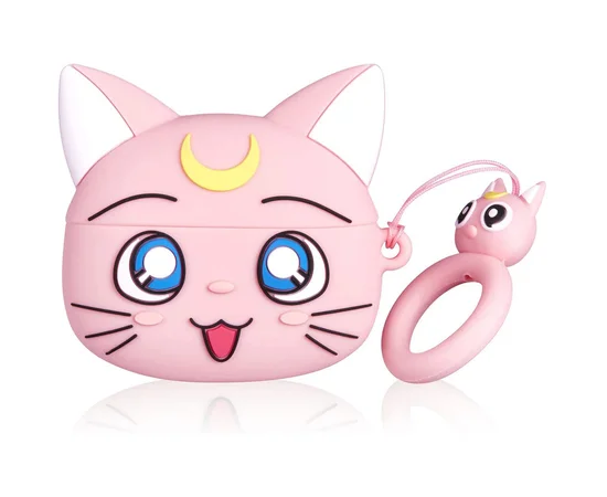 Силиконовый футляр Cartoons&Heroes для наушников AirPods Pro + кольцо Диана