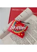 Силиконовый футляр Skittles для наушников AirPods 1/2 + карабин Красный