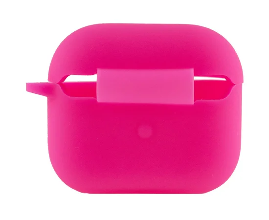 Силиконовый футляр для наушников AirPods 3 Розовый / Shiny pink