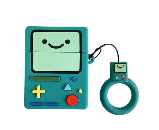 Силиконовый футляр Cartoons&Heroes для наушников AirPods 1/2 + кольцо Тетрис