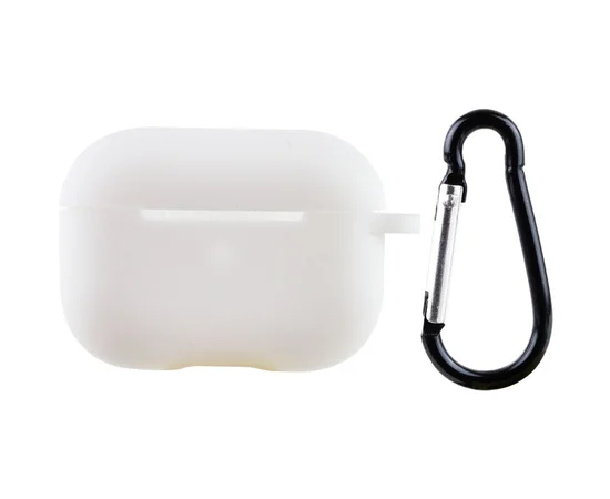 Силиконовый футляр для наушников AirPods Pro 2 Белый / White