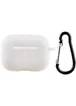 Силиконовый футляр для наушников AirPods Pro 2 Белый / White
