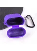 Силіконовий футляр з мікрофіброю для навушників Airpods 1/2 Фіолетовий / Ultra Violet