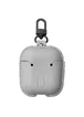 Кожаный футляр Leather bag для наушников AirPods Серый