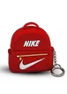 Силиконовый футляр Brand для наушников AirPods 1/2 + кольцо Nike Bag Red