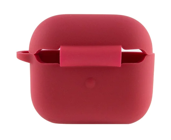 Силиконовый футляр для наушников AirPods 3 Красный / Rose Red
