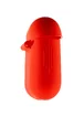 Силиконовый футляр New с карабином для наушников Airpods 1/2 Красный / Red