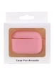 Силиконовый футляр New с карабином для наушников Airpods Pro Розовый / Light pink