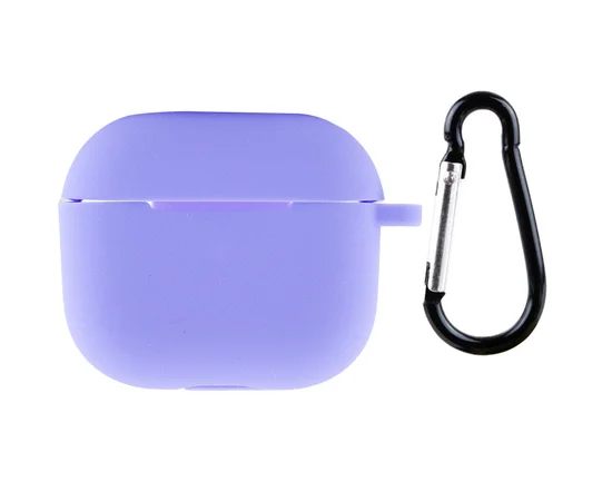 Силиконовый футляр для наушников AirPods 3 Сиреневый / Dasheen