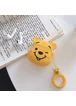 Силиконовый футляр Disney series для наушников AirPods + кольцо Винни Пух / Желтый