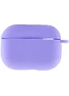 Силиконовый футляр New с карабином для наушников Airpods Pro Сиреневый / Dasheen