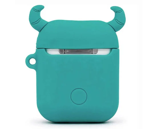 Силиконовый футляр Cartoons&Heroes для наушников AirPods 1/2 + кольцо Салли