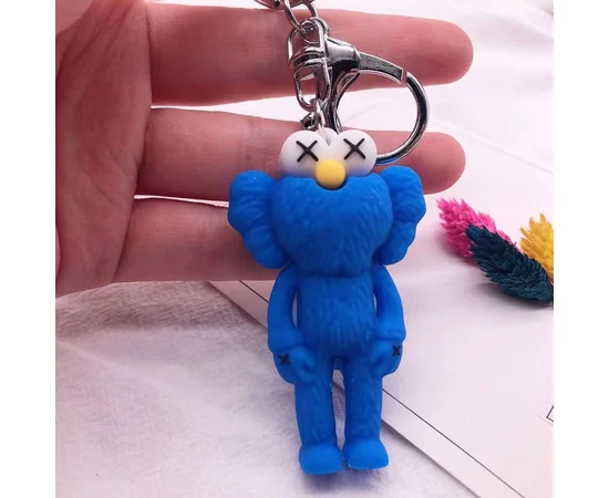 Силиконовый футляр Cute Charm для наушников AirPods Pro Kaws / Синий