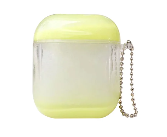 TPU+PC футляр Neon Sand для наушников AirPods Желтый