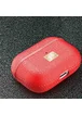 TPU футляр Leather Type для наушников AirPods Pro Красный