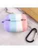 Силиконовый футляр Colorfull для наушников AirPods Pro Розовый / Сиреневый