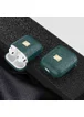 TPU футляр Leather Type для наушников AirPods 1/2 Зеленый