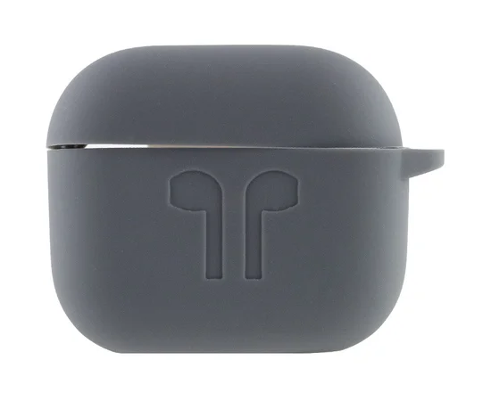 Силиконовый футляр для наушников AirPods 3 Серый / Dark Gray