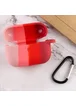 Силиконовый футляр Colorfull для наушников AirPods Pro Розовый / Красный