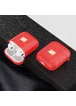 TPU футляр Leather Type для наушников AirPods 1/2 Красный