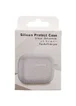 Силиконовый футляр для наушников AirPods Pro 2 Белый / White