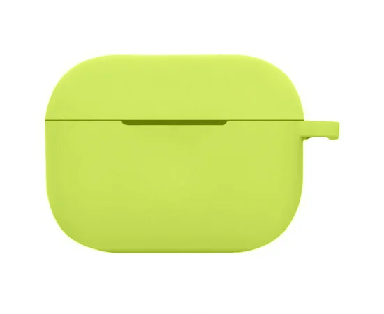 Силиконовый футляр New с карабином для наушников Airpods Pro Желтый / Bright Yellow