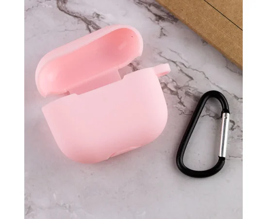 Силиконовый футляр для наушников AirPods 3 Розовый / Light pink