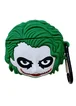 Силиконовый футляр Marvel & DC series для наушников AirPods Pro + карабин Джокер / Зеленый