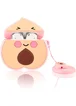 Силиконовый футляр Smile Fruits series для наушников AirPods peach
