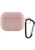 Силіконовий футляр з мікрофіброю для навушників Airpods Pro Рожевий / Pink Sand