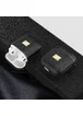 TPU футляр Leather Type для наушников AirPods 1/2 Черный