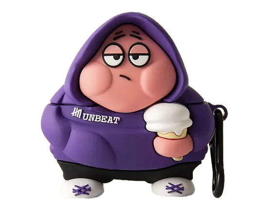 Силиконовый футляр Cartoons&Heroes для наушников AirPods 3 + карабин Patrick