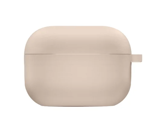 Силиконовый футляр с микрофиброй для наушников Airpods 3 Розовый / Pink Sand
