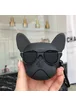 Силиконовый футляр Bulldog для наушников AirPods + карабин Бульдог / Черный
