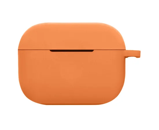 Силиконовый футляр New с карабином для наушников Airpods Pro Оранжевый / Apricot
