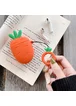 Силиконовый футляр Smile Fruits series для наушников AirPods Carrot