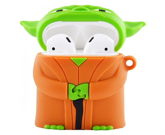 Силиконовый футляр Star Wars Force для наушников AirPods + кольцо Yoda