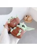 Силиконовый футляр Star Wars Force для наушников AirPods 1/2 + карабин Baby Yoda
