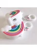 Силиконовый футляр Fairy Tale series для наушников AirPods 1/2 Rainbow