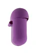 Силиконовый футляр New с карабином для наушников Airpods 1/2 Фиолетовый / Grape